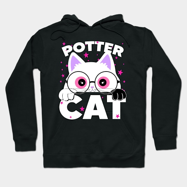 Potter Cat 3 Hoodie by TarikStore